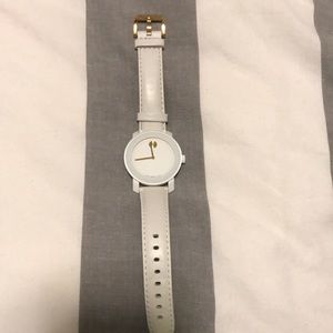 White Movado Bold